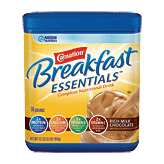 Nestle Carnation Breakfast Essentials; rich milk chocolate dry drink mix Full-Size Picture